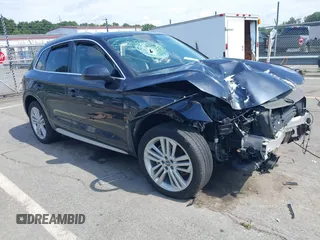2018 Audi Q5 Premium Plus with VIN WA1BNAFY7J2210253, listed as a IAAI auction lot 42742467 with 103,843 mi miles and . Bid and sale history available at DreamBid. Image 1.