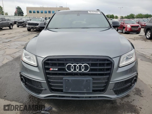 2017 Audi SQ5 Premium Plus z VIN WA1CCAFP4HA002123, wystawiony jako Copart lot #59167535 z przebiegiem 113 321 mil mil oraz Szkoda całkowita • Salvage title. Historia ofert i sprzedaży dostępna na DreamBid. Obrazek 5.