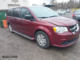 2018 Dodge Grand Caravan SE with VIN 2C4RDGBG2JR337890, listed as a IAAI auction lot 41967253 with 117,564 mi miles. Bid and sale history available at carsss.com. Image 1.