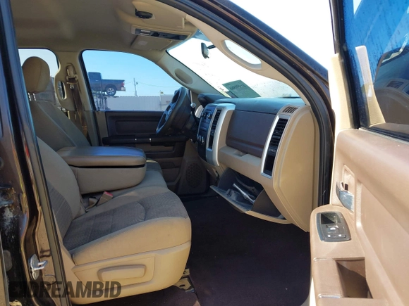 2010 Dodge 1500 SLT with VIN 1D7RB1GP7AS214036, listed as a IAAI auction lot 41950566 with 156,643 mi miles. Bid and sale history available at carsss.com. Image 5.