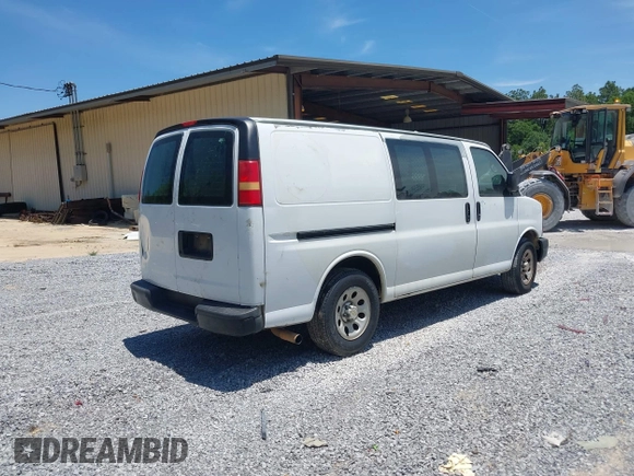 2012 Chevrolet Express Cargo with VIN 1GCSGAFX2C1138474, listed as a IAAI auction lot 42203857 with 304,111 mi miles and . Bid and sale history available at DreamBid. Image 4.