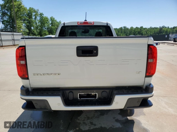 2022 Chevrolet Colorado 2WD LT with VIN 1GCHSCEA3N1231525, listed as a Copart auction lot 54905965 with 42,473 mi miles and Clean Title. Bid and sale history available at carsss.com. Image 6.