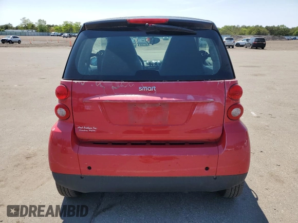 2009 Smart fortwo Pure with VIN WMEEJ31X49K322711, listed as a Copart auction lot 58749945 with 58,919 mi miles and Clean title. Bid and sale history available at DreamBid. Image 6.