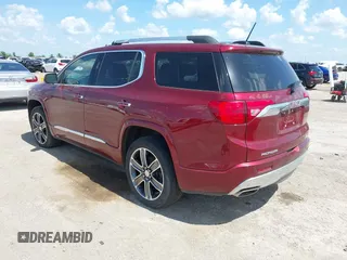 2017 GMC Acadia Denali with VIN 1GKKNPLS3HZ199573, listed as a IAAI auction lot 42092475 with 117,424 mi miles. Bid and sale history available at carsss.com. Image 3.