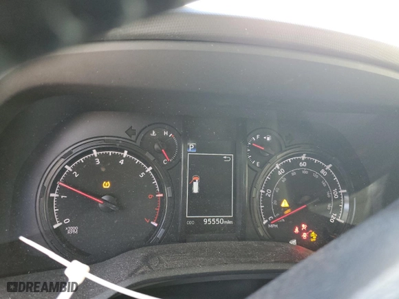 2021 Toyota 4Runner SR5 with VIN JTEEU5JR6M5240114, listed as a Copart auction lot 50421065 with 95,550 mi miles and Salvage Title. Bid and sale history available at carsss.com. Image 9.