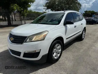 2016 Chevrolet Traverse LS with VIN 1GNKRFED2GJ236027, listed as a Copart auction lot 41712055 with 117,234 mi miles and Salvage Title. Bid and sale history available at carsss.com. Image 1.
