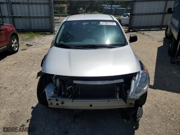 2015 Nissan Versa S Plus with VIN 3N1CN7AP7FL959865, listed as a Copart auction lot 57303384 with 90,711 mi miles and Salvage Title. Bid and sale history available at carsss.com. Image 5.