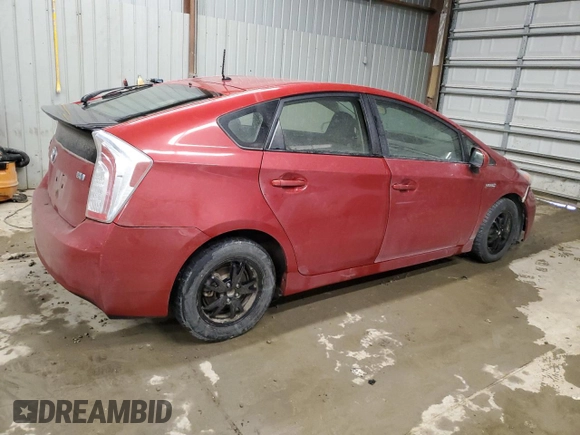 2012 Toyota Prius One with VIN JTDKN3DU0C1587419, listed as a Copart auction lot 48222225 with 134,452 mi miles and Salvage Title. Bid and sale history available at DreamBid. Image 3.