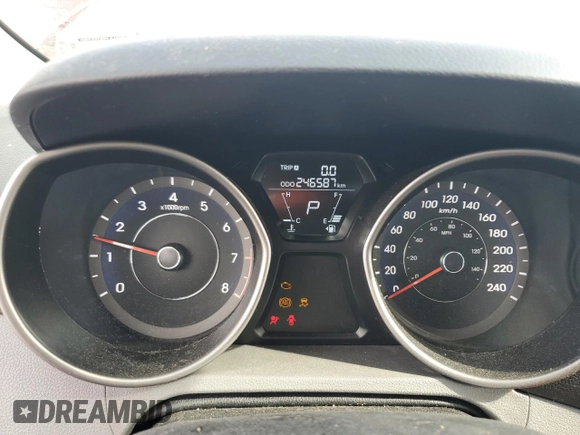 2011 Hyundai Elantra GLS with VIN 5NPDH4AE1BH040816, listed as a Copart auction lot 43266665 with 246,587 mi miles and Salvage Title. Bid and sale history available at carsss.com. Image 9.