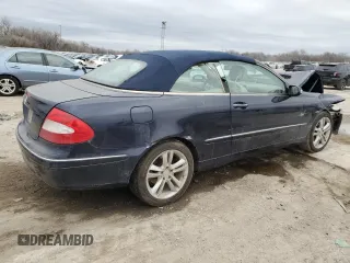 2006 Mercedes-Benz CLK 350 with VIN WDBTK56G26T063132, listed as a Copart auction lot 44773745 with 113,435 mi miles and Salvage title. Bid and sale history available at DreamBid. Image 3.