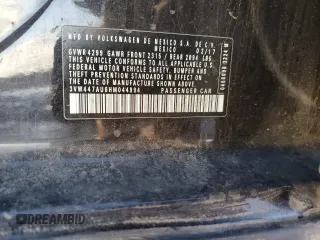 2017 Volkswagen GTI S z VIN 3VW447AU6HM044994, wystawiony jako Copart lot #43209245 z przebiegiem 78 613 mil mil oraz Szkoda całkowita • Salvage title. Historia ofert i sprzedaży dostępna na DreamBid. Obrazek 15.