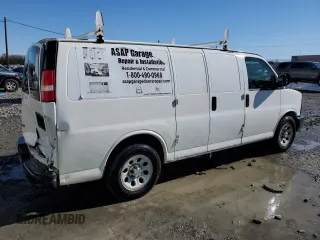 2012 Chevrolet Express Cargo with VIN 1GCSGAFX8C1107214, listed as a Copart auction lot 44963945 with 273,256 mi miles and Salvage title. Bid and sale history available at DreamBid. Image 3.