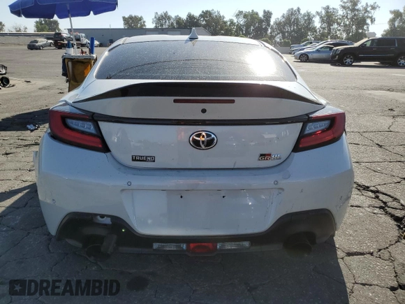 2024 Toyota 86 TRUENO Edition with VIN JF1ZNBM12R8752679, listed as a Copart auction lot 67731834 with Not Provided miles and Non Repairable. Bid and sale history available at DreamBid. Image 6.