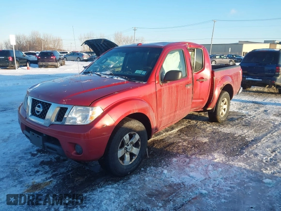 2013 Nissan Frontier SV with VIN 1N6AD0EV9DN733487, listed as a IAAI auction lot 41401856 with 185,528 mi miles and . Bid and sale history available at DreamBid. Image 2.