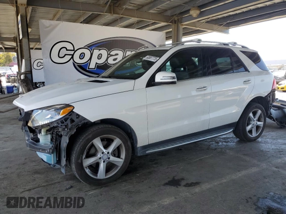 2017 Mercedes-Benz GLE 350 with VIN 4JGDA5HB1HA897655, listed as a Copart auction lot 60887775 with 79,325 mi miles and Salvage title. Bid and sale history available at DreamBid. Image 1.