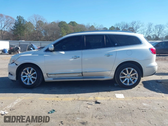 2013 Buick Enclave Premium with VIN 5GAKRDKD1DJ171444, listed as a IAAI auction lot 41178238 with 169,000 mi miles and . Bid and sale history available at DreamBid. Image 14.