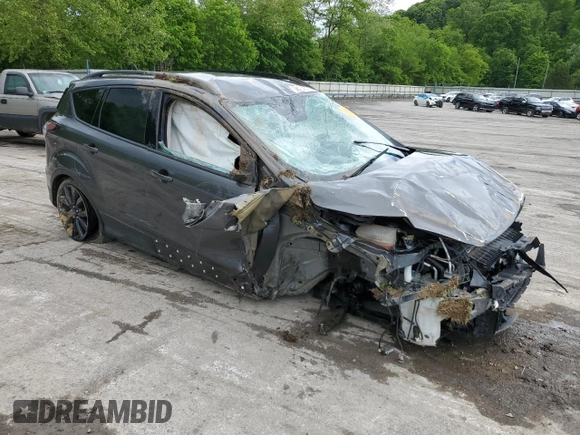 2017 Ford Escape SE z VIN 1FMCU9GD7HUB76204, wystawiony jako Copart lot #58334725 z przebiegiem Nie podano mil oraz Szkoda całkowita • Salvage title. Historia ofert i sprzedaży dostępna na DreamBid. Obrazek 4.