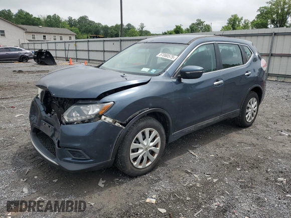 2014 Nissan Rogue S z VIN 5N1AT2MV9EC774312, wystawiony jako Copart lot #57080575 z przebiegiem 131 760 mil mil oraz Szkoda całkowita • Salvage title. Historia ofert i sprzedaży dostępna na DreamBid. Obrazek 1.