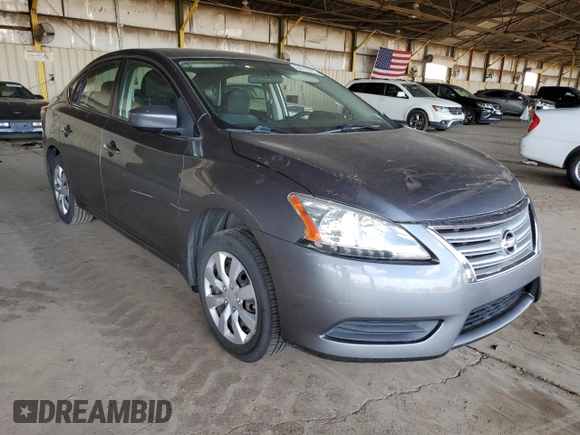 2015 Nissan Sentra SR with VIN 3N1AB7AP8FL693482, listed as a Copart auction lot 54710715 with 108,799 mi miles and Salvage Title. Bid and sale history available at DreamBid. Image 4.