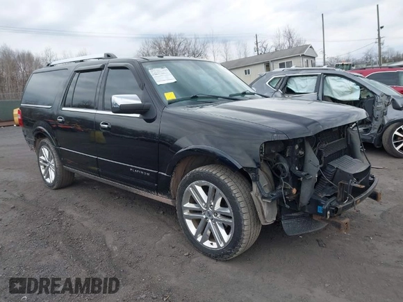 2016 Ford Expedition EL Platinum with VIN 1FMJK1MT4GEF11423, listed as a IAAI auction lot 41780810 with 85,099 mi miles. Bid and sale history available at carsss.com. Image 1.