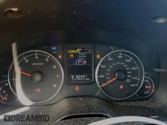 2014 Subaru Legacy Limited with VIN 4S3BMCM69E3030150, listed as a Copart auction lot 53956175 with 117,441 mi miles and Salvage title. Bid and sale history available at DreamBid. Image 9.