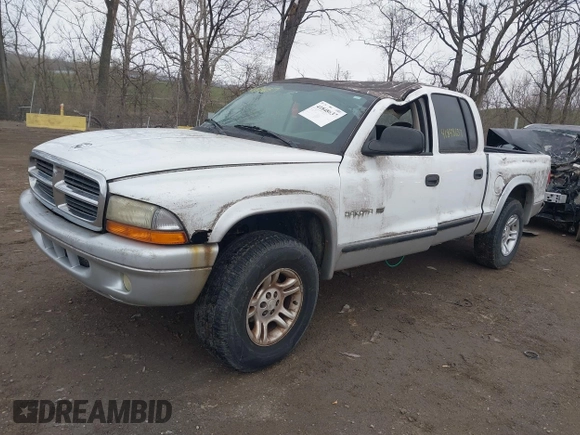 2002 Dodge Dakota SLT z VIN 1B7HG48N72S577296, wystawiony jako IAAI lot #41848637 z przebiegiem 133 777 mil mil oraz . Historia ofert i sprzedaży dostępna na DreamBid. Obrazek 2.