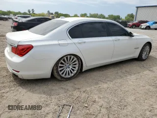 2012 BMW 7 Series 750Li xDrive with VIN WBAKC8C57CC436737, listed as a Copart auction lot 52068285 with 125,582 mi miles and Salvage Title. Bid and sale history available at carsss.com. Image 3.