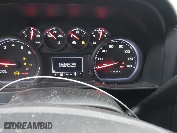 2021 Chevrolet Silverado 1500 Custom Trail Boss with VIN 1GCPYCEF1MZ433544, listed as a IAAI auction lot 41240358 with 71,041 mi miles and . Bid and sale history available at DreamBid. Image 6.