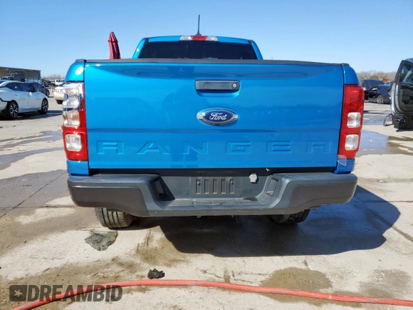 2021 Ford Ranger XL with VIN 1FTER1EH5MLD22461, listed as a Copart auction lot 45976125 with 54,907 mi miles and Clean Title. Bid and sale history available at carsss.com. Image 6.
