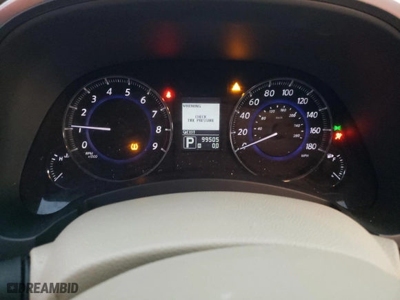 2012 Infiniti FX35 with VIN JN8AS1MW3CM152584, listed as a Copart auction lot 88191955 with 99,505 mi miles and Salvage Title. Bid and sale history available at carsss.com. Image 9.