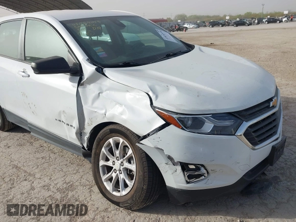 2020 Chevrolet Equinox LS with VIN 3GNAXHEV0LS591907, listed as a IAAI auction lot 41834530 with 81,093 mi miles and . Bid and sale history available at DreamBid. Image 6.