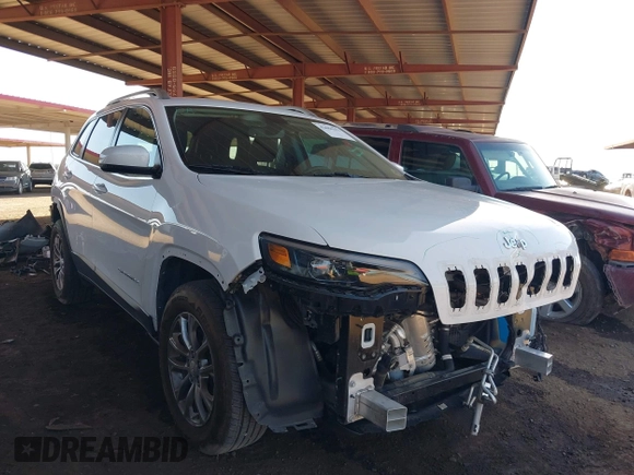 2019 Jeep Cherokee Latitude Plus with VIN 1C4PJMLB4KD441738, listed as a IAAI auction lot 42684317 with 50,480 mi miles and . Bid and sale history available at DreamBid. Image 1.