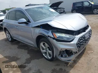 2022 Audi Q5 S line Premium Plus with VIN WA1EAAFY2N2081546, listed as a IAAI auction lot 42255043 with 33,371 mi miles and . Bid and sale history available at DreamBid. Image 1.