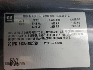 2010 Chevrolet Camaro 2SS z VIN 2G1FK1EJ3A9182899, wystawiony jako Copart lot #51444675 z przebiegiem Nie podano mil oraz Szkody całkowita. Historia ofert i sprzedaży dostępna na DreamBid. Obrazek 12.