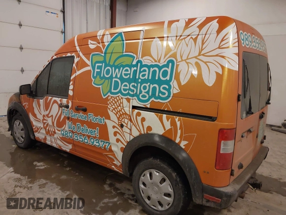2011 Ford Transit Connect XLT with VIN NM0LS7DN8BT047443, listed as a IAAI auction lot 41355033 with Not provided miles and . Bid and sale history available at DreamBid. Image 3.