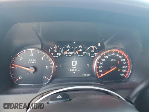 2016 GMC Yukon Denali with VIN 1GKS2CKJ7GR361844, listed as a Copart auction lot 48511895 with 119,231 mi miles and Salvage Title. Bid and sale history available at carsss.com. Image 9.