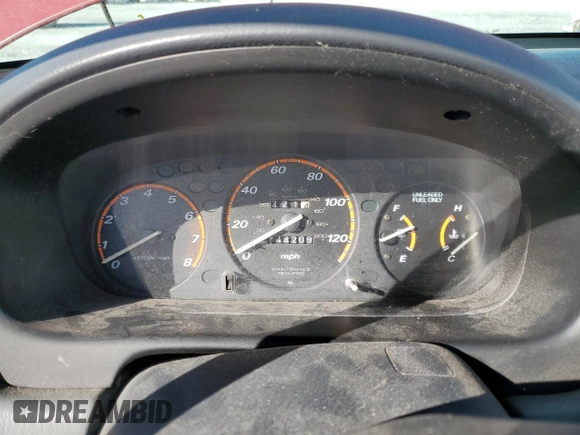 1998 Honda CR-V LX with VIN JHLRD1748WC057941, listed as a Copart auction lot 80490184 with 144,209 mi miles and Salvage Title. Bid and sale history available at carsss.com. Image 9.