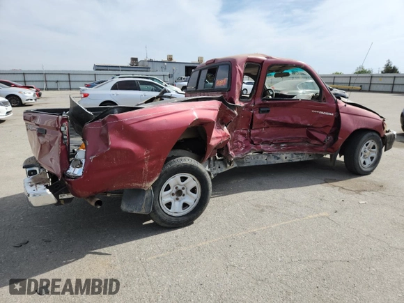 1999 Toyota Tacoma with VIN 4TAVL52N7XZ549666, listed as a Copart auction lot 58861885 with 326,363 mi miles and Salvage title. Bid and sale history available at DreamBid. Image 3.