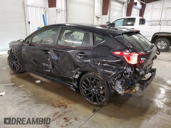 2024 Subaru Impreza RS с VIN JF1GUHJC7R8899244, выставлен на аукционе Copart как лот 56477125 с пробегом 7 229 миль миль и Списание • Salvage title. История ставок и продаж доступна на DreamBid. Изображение 2.