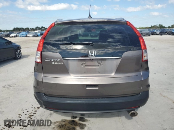 2014 Honda CR-V EX-L with VIN 2HKRM3H79EH512414, listed as a Copart auction lot 53262535 with 90,978 mi miles and Salvage Title. Bid and sale history available at carsss.com. Image 6.