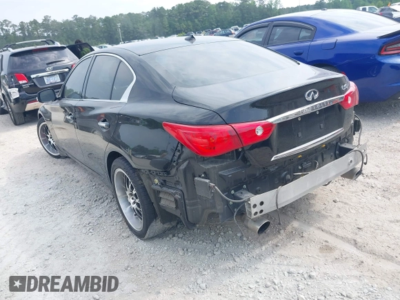 2014 Infiniti Q50 Premium z VIN JN1BV7APXEM680281, wystawiony jako IAAI lot #42084485 z przebiegiem 117 469 mil mil oraz . Historia ofert i sprzedaży dostępna na DreamBid. Obrazek 3.