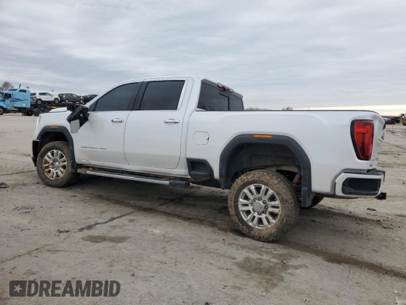 2021 GMC Sierra 3500HD Denali z VIN 1GT49WEY2MF223992, wystawiony jako Copart lot #44362795 z przebiegiem 105 489 mil mil oraz Szkoda całkowita • Salvage title. Historia ofert i sprzedaży dostępna na DreamBid. Obrazek 2.