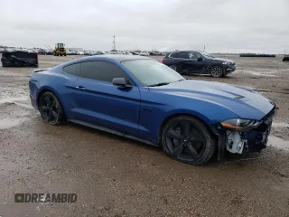 2022 Ford Mustang GT with VIN 1FA6P8CF7N5106126, listed as a Copart auction lot 72684342 with 16,867 mi miles. Bid and sale history available at carsss.com. Image 4.