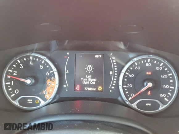 2015 Jeep Renegade Latitude with VIN ZACCJABH8FPC05359, listed as a Copart auction lot 42190115 with 77,633 mi miles and Salvage Title. Bid and sale history available at carsss.com. Image 9.