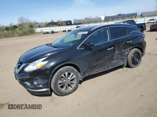 2016 Nissan Murano S z VIN 5N1AZ2MH2GN148097, wystawiony jako Copart lot #54566375 z przebiegiem 122 422 mil mil oraz Szkoda całkowita • Salvage title. Historia ofert i sprzedaży dostępna na DreamBid. Obrazek 1.