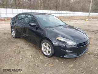 2016 Dodge Dart SXT with VIN 1C3CDFBB1GD717744, listed as a IAAI auction lot 41849094 with 111,493 mi miles. Bid and sale history available at carsss.com. Image 1.