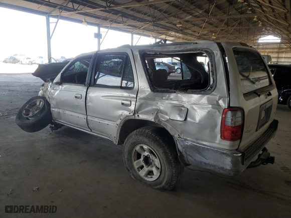 1998 Toyota 4Runner Limited with VIN JT3HN87R1W0156309, listed as a Copart auction lot 48214195 with 290,243 mi miles and Non Repairable. Bid and sale history available at carsss.com. Image 2.