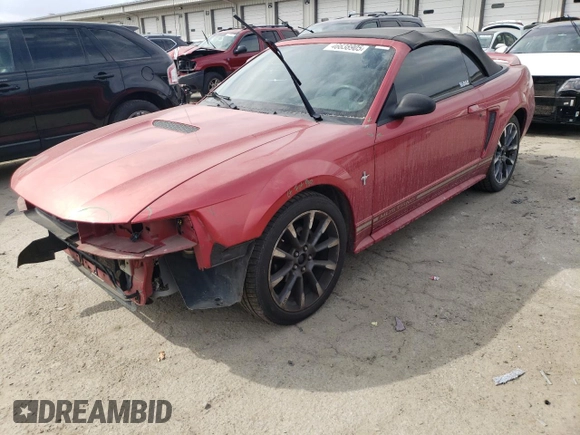 2000 Ford Mustang with VIN 1FAFP4442YF295255, listed as a Copart auction lot 46638905 with 91,064 mi miles and Salvage Title. Bid and sale history available at carsss.com. Image 1.