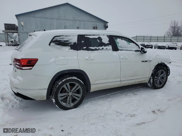 2019 Volkswagen Atlas 3.6L V6 SE w/Technology R-Line with VIN 1V2XR2CA6KC621702, listed as a Copart auction lot 88109685 with 50,871 mi miles and Clean Title. Bid and sale history available at carsss.com. Image 3.