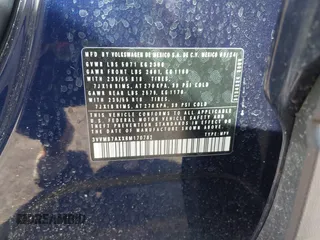 2024 Volkswagen Tiguan SE with VIN 3VVMB7AXXRM170782, listed as a IAAI auction lot 41754426 with 3,552 mi miles and . Bid and sale history available at DreamBid. Image 9.